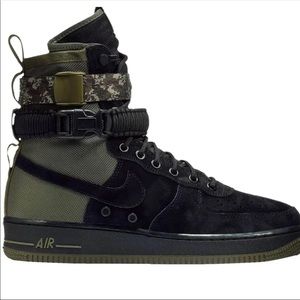 nike sf af1 high camo with STRAPS 8.5